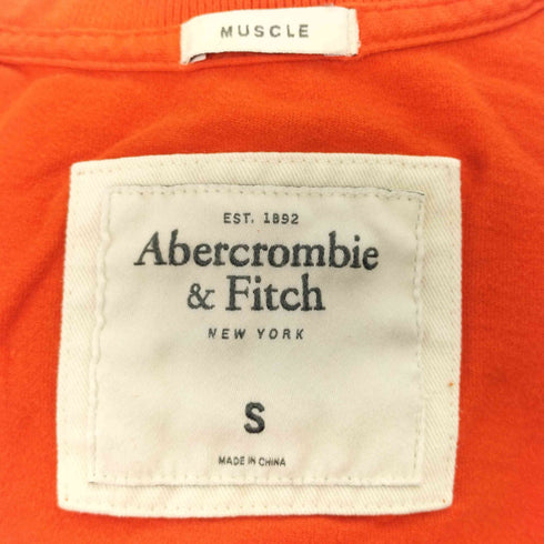 アバクロンビーアンドフィッチ Abercrombie & Fitch 前Vガゼット Tシャツ メンズ JPN:S