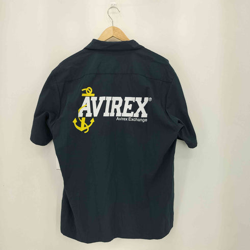 アヴィレックス AVIREX SS AEX UNIFORM SHIRT エーイーエックス ユニフォーム シャツ メンズ import:L