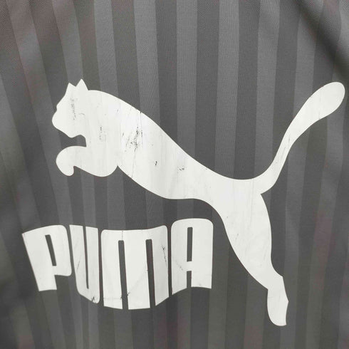 プーマ PUMA 90s ヒットユニオン製 背面ロゴプリント 裾ドローコード ストライプトラックジャケット メンズ L