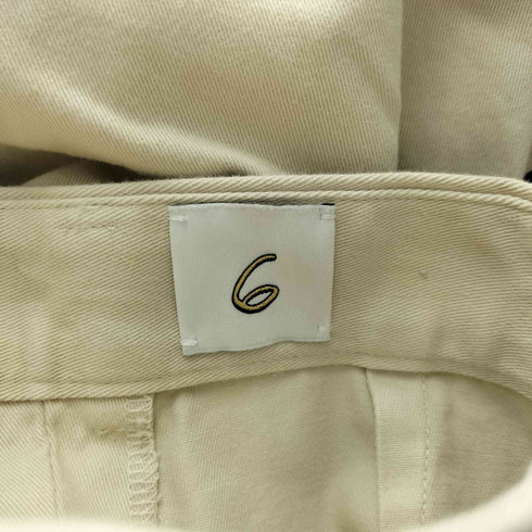 ロクビューティーアンドユースユナイテッドアローズ 6 BEAUTY & YOUTH UNITED ARROWS C/R TUCK PT コットン レーヨン タック パンツ メンズ 32