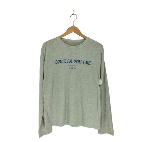 COME AS YOU ARE 両面プリントクルーネックTシャツ レディース