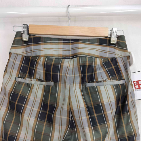 ズッカ ZUCCa ウエストデザイン チェックパンツ レディース JPN:S