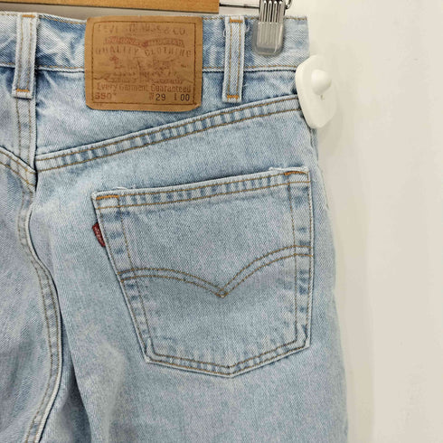リーバイス Levis 90S USA製 550 ボタン裏554刻印 デニムパンツ ショーツ レディース W29 L00