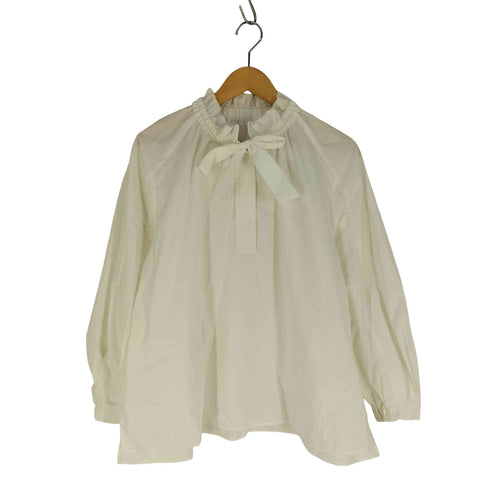 グリーンレーベルリラクシング GREEN LABEL RELAXING 24SS ブロード フリルカラー ブラウス レディース