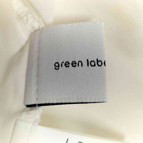 グリーンレーベルリラクシング GREEN LABEL RELAXING 24SS ブロード フリルカラー ブラウス レディース