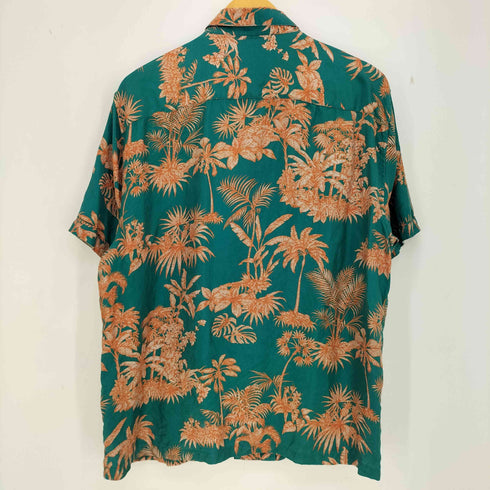 トリリチャード TORI RICHARD シルク100 総柄アロハシャツ メンズ import:M