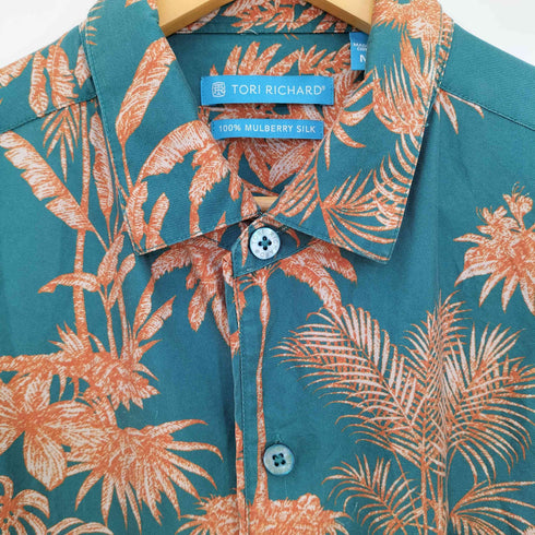 トリリチャード TORI RICHARD シルク100 総柄アロハシャツ メンズ import:M