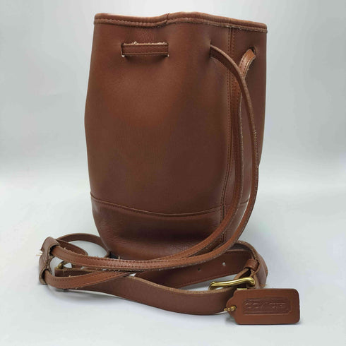 コーチ COACH オールド レザー 巾着 ショルダー バッグ メンズ