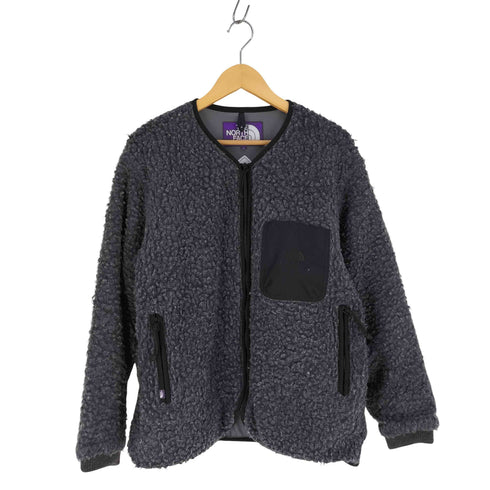 ノースフェイスパープルレーベル THE NORTH FACE PURPLE LABEL Wool Boa WINDSTOPPER Field Cardigan ウールボア ウィンドストッパー フィールドカーディガン メンズ JPN:M