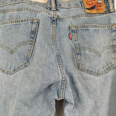 リーバイス LEVI STRAUSS&CO 505 ストレートデニムパンツ メンズ W33 L32