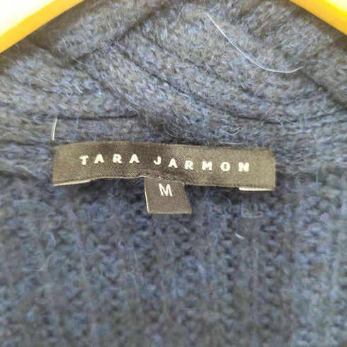 タラジャーモン TARA JARMON ウール混 ケーブルニット カーディガン レディース import:M