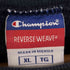 チャンピオン Champion 00S メキシコ製 MICHIGAN REVERSE WEAVE ラバープリント スウェット メンズ import:XL