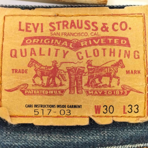 リーバイス Levis 2002年 5月製 ボタン裏 J09 517-03 メンズ W30 L33