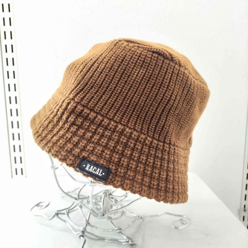 ラカル RACAL ニットバケットハット メンズ