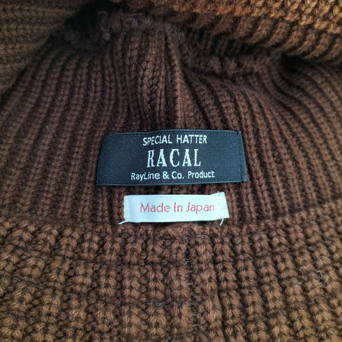 ラカル RACAL ニットバケットハット メンズ