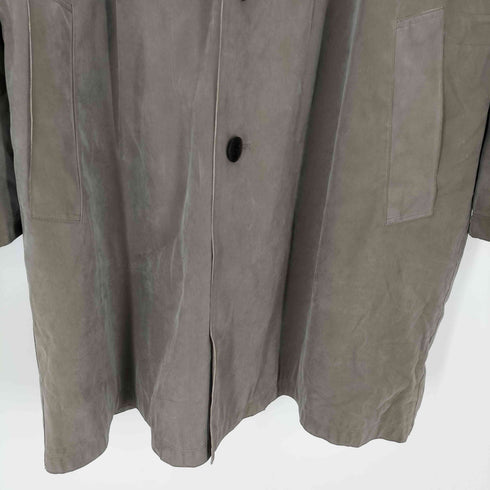 MA-JI MASATOMO スエードタッチフーディーコート メンズ