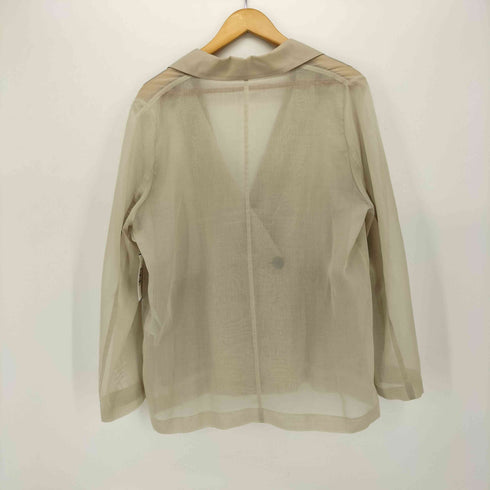 ノーブル Noble 24SS ソフトオーガンジーシアージャケット レディース JPN:38