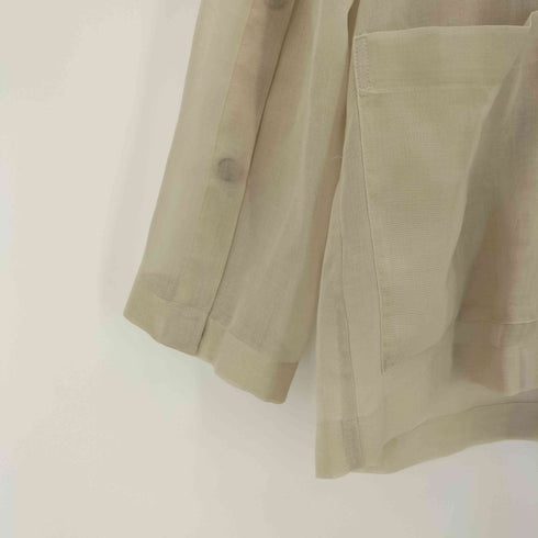 ノーブル Noble 24SS ソフトオーガンジーシアージャケット レディース JPN:38