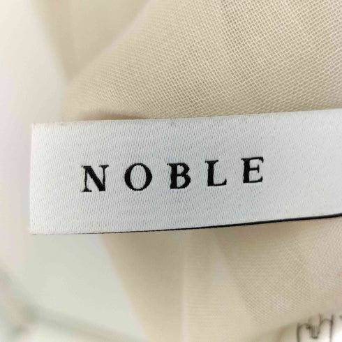 ノーブル Noble 24SS ソフトオーガンジーシアージャケット レディース JPN:38