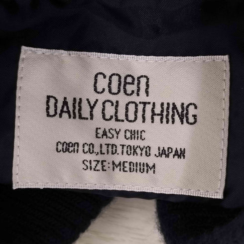 コーエン coen メルトンレザースタジャン メンズ JPN:M