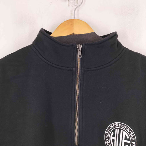 ハフ HUF ハーフジップスウェット メンズ JPN:M
