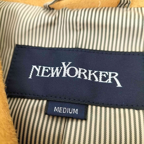 ニューヨーカー NEWYORKER スエードタッチジャケット メンズ M