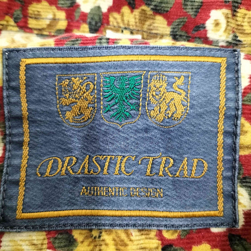 DRASTIC TRAD 小花柄 コーデュロイシャツ メンズ FREE