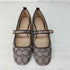 コーチ COACH C リベット メリー ジェーン・シグネチャー ジャカード レディース US:7.5