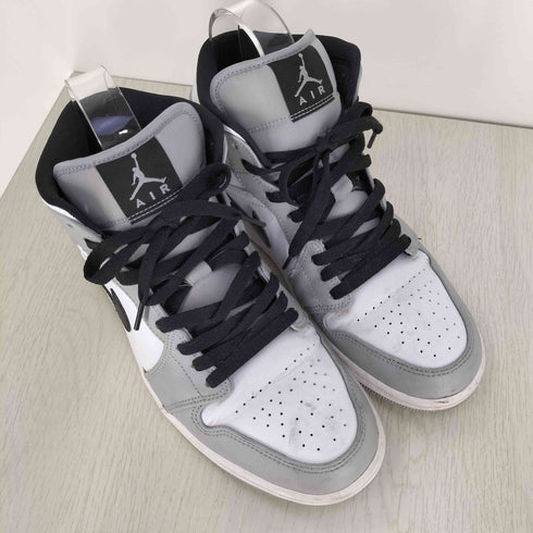 ジョーダンブランド JORDAN BRAND Nike Air Jordan 1 Mid Light Smoke Grey/White/Black メンズ JPN:27.5
