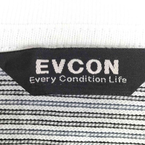 エビコンエブリコンディションライフ EVCON Every Condition Life 24SS fridge10th BORDER WIDE S/S T-SHIRT メンズ JPN:2