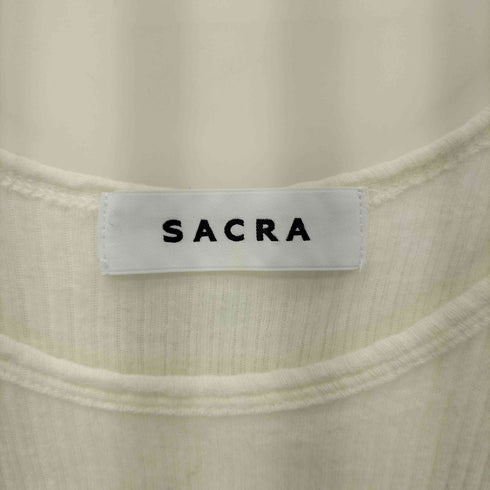 サクラ SACRA リブ ノースリーブ シャツ タンクトップ レディース JPN:38