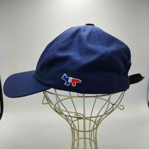 メゾンキツネ MAISON KITSUNE TRICOLOR FOX PATCH CAP 6P トリコロール フォックス パッチ 6パネル キャップ メンズ