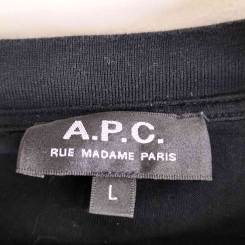 アーペーセー A.P.C. ワンポイントロゴ S/S Tシャツ メンズ import:L