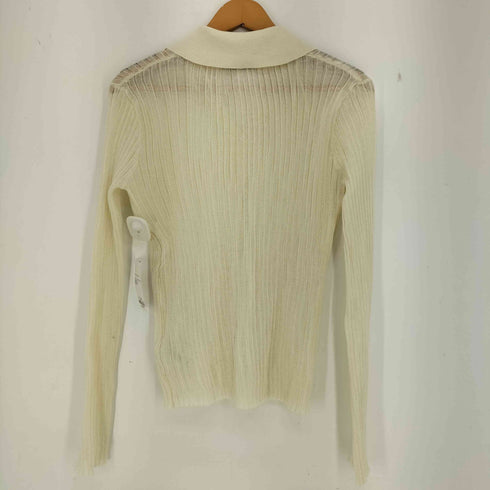 ザラ ZARA ファインリブニットカーディガン レディース import:M