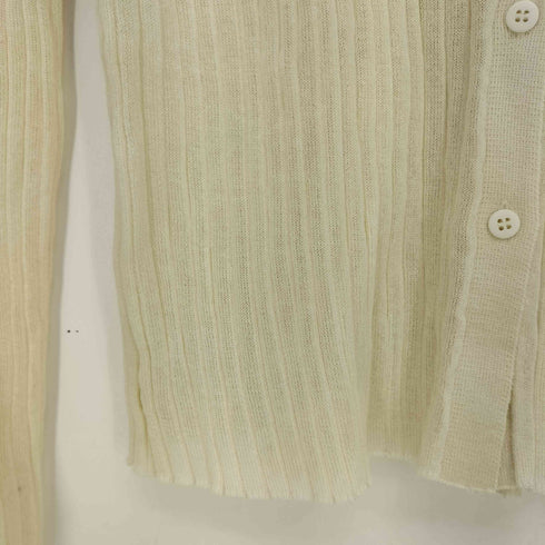 ザラ ZARA ファインリブニットカーディガン レディース import:M