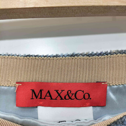 マックスアンドコー MAX & CO. タータンチェック フリルデザインスカート レディース 38