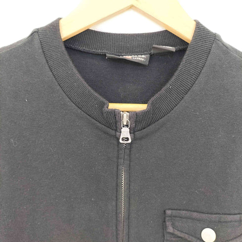 ポロジーンズカンパニーラルフローレン POLO JEANS COMPANY RALPH LAUREN フロントポケット ジップアップスウェット 短丈 レディース import:L