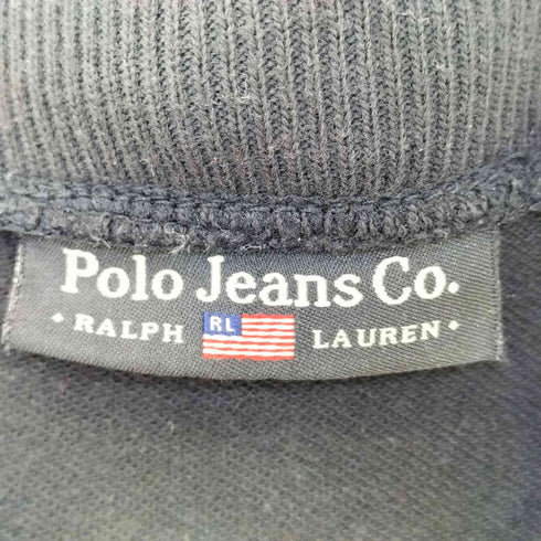 ポロジーンズカンパニーラルフローレン POLO JEANS COMPANY RALPH LAUREN フロントポケット ジップアップスウェット 短丈 レディース import:L