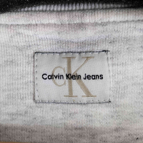 カルバンクラインジーンズ Calvin Klein Jeans ロゴ刺繍 クルーネックスウェット メンズ