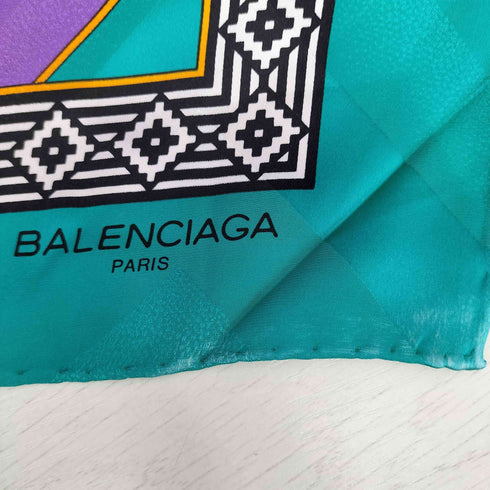 バレンシアガ BALENCIAGA マルチカラー スカーフ レディース