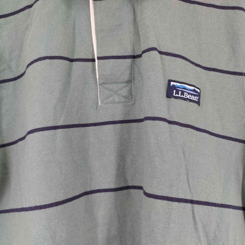 エルエルビーン L.L.Bean S/S ボーダー ポロシャツ メンズ XL-REG