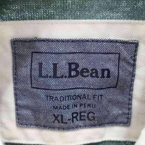エルエルビーン L.L.Bean S/S ボーダー ポロシャツ メンズ XL-REG