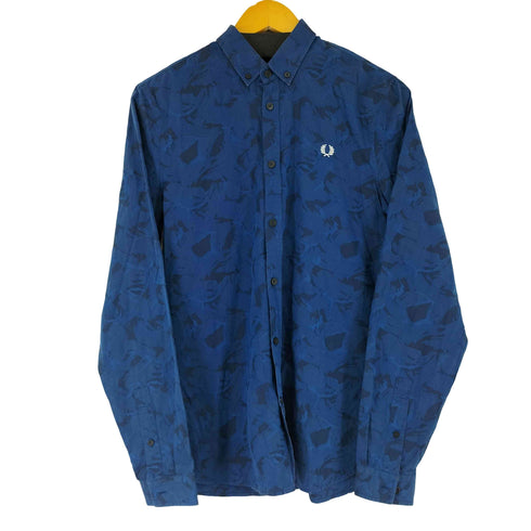 フレッドペリー FRED PERRY L/S 総柄 シャツ メンズ JPN:S