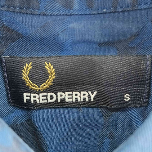 フレッドペリー FRED PERRY L/S 総柄 シャツ メンズ JPN:S