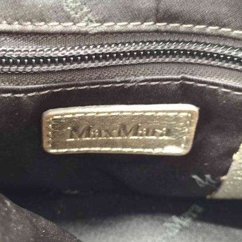 マックスマーラ MAX MARA Y2K 2WAY メタリック ボストンバッグ レディース