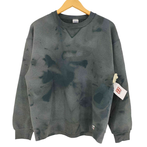 ラッセルアスレチック RUSSELL ATHLETIC 90s USA製 コットンポリ 前Vガゼットブリーチ ブランクスウェット メンズ import:L