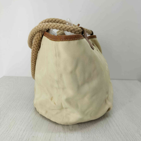 マックスマーラ MAX MARA レザー キャンバス コンビ トートバッグ レディース
