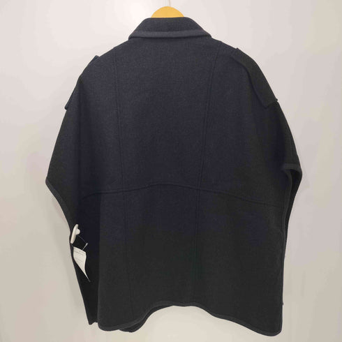 タラジャーモン TARA JARMON カシミヤ混 ウールポンチョミドルコート レディース 38
