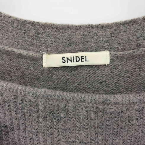 スナイデル snidel ビッグカーデ&ミニニットワンピースセット レディース ONE SIZE