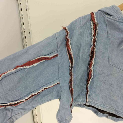 ジュエミ Juemi Millefeuille Denim Hoodie ミルフィーユ デニム パーカー レディース FREE